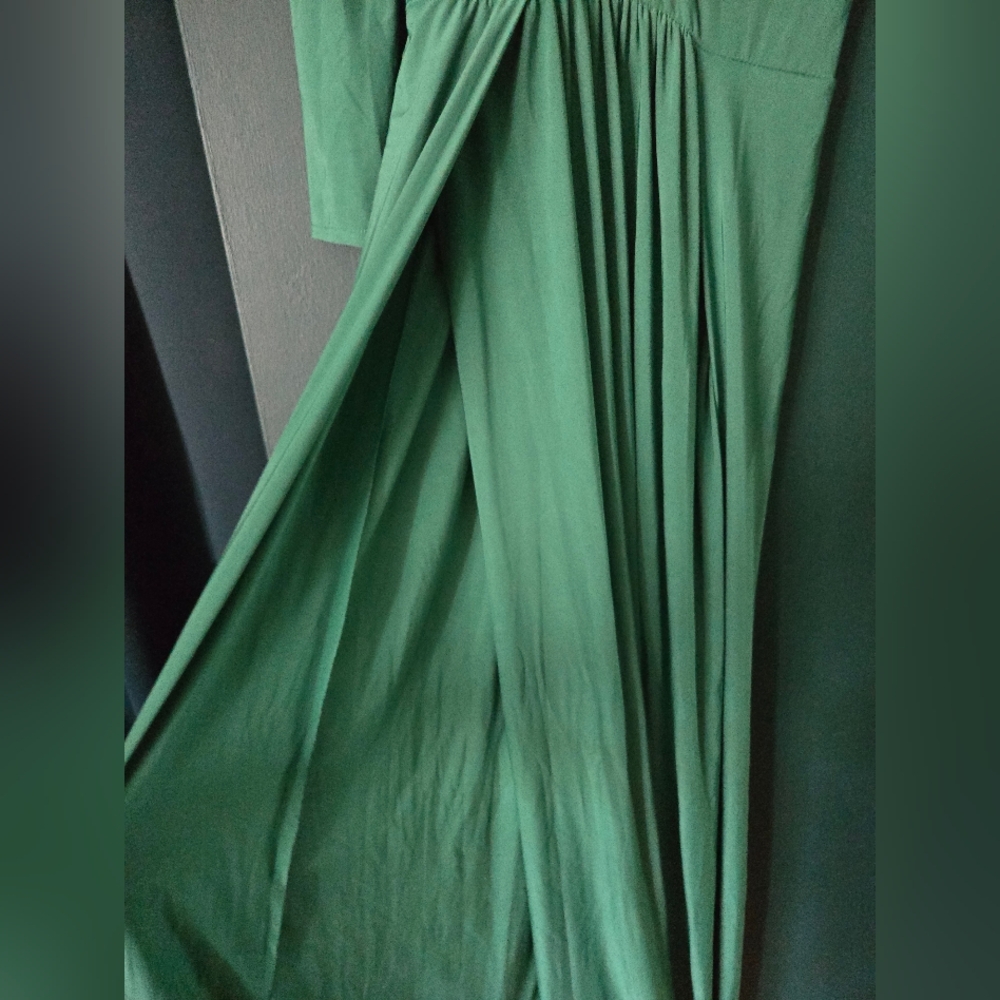 Fashion Nova Emerald Long Sleeve Dress Small - Picture 4 of 6
